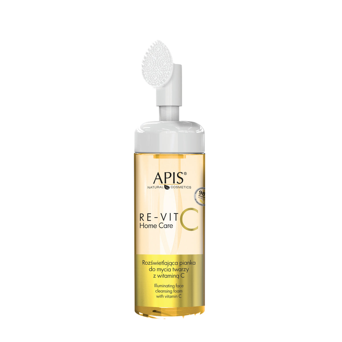 Bottle of APIS Re-Vit C Home Care product on a white background