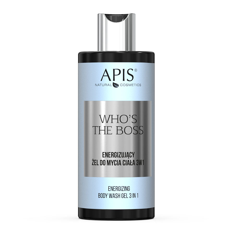 APIS body wash gel bottle on a white background