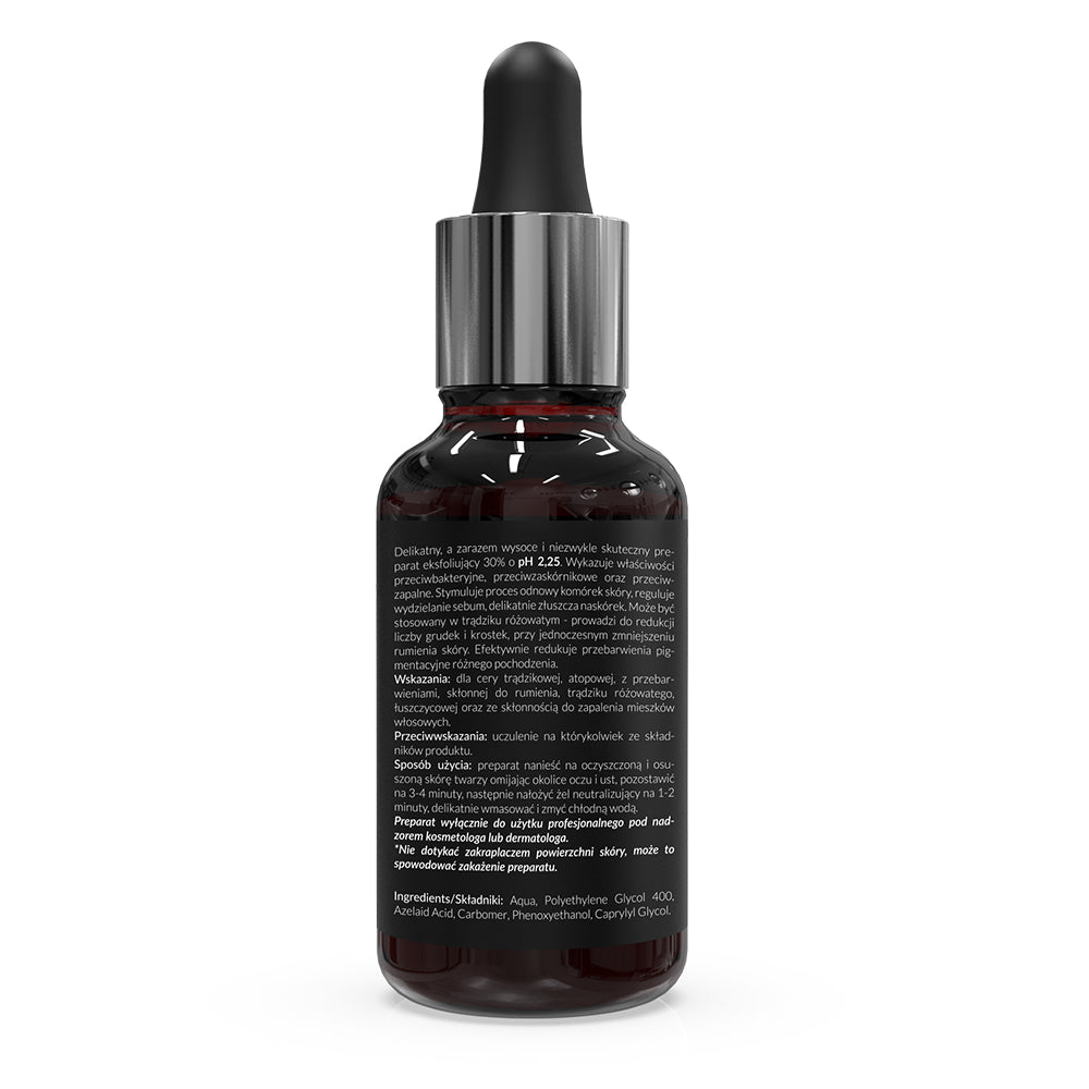 Bottle with dropper on a white background