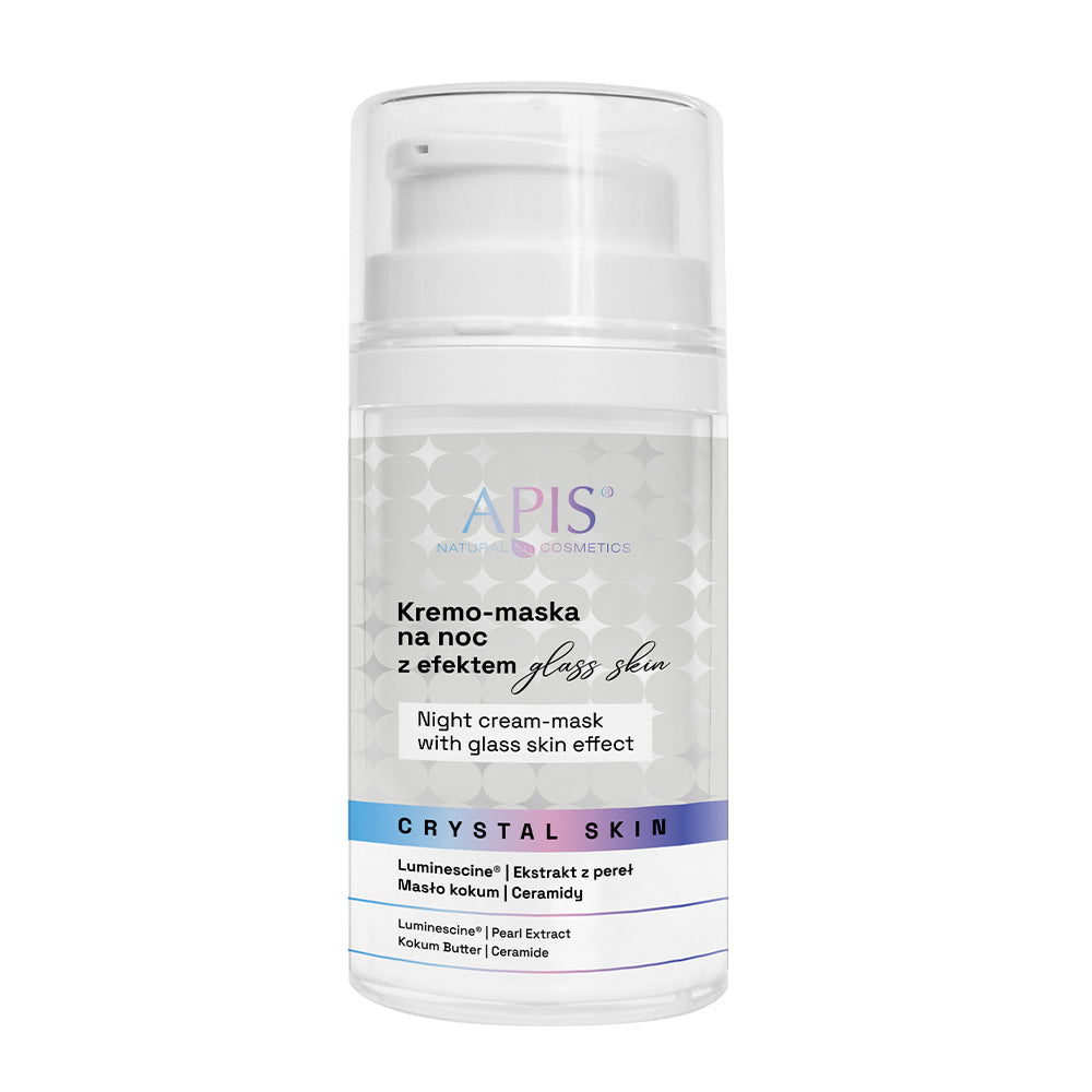 Apis Crystal Skin Night Cream-Mask with Glass Skin Effect | 50ml