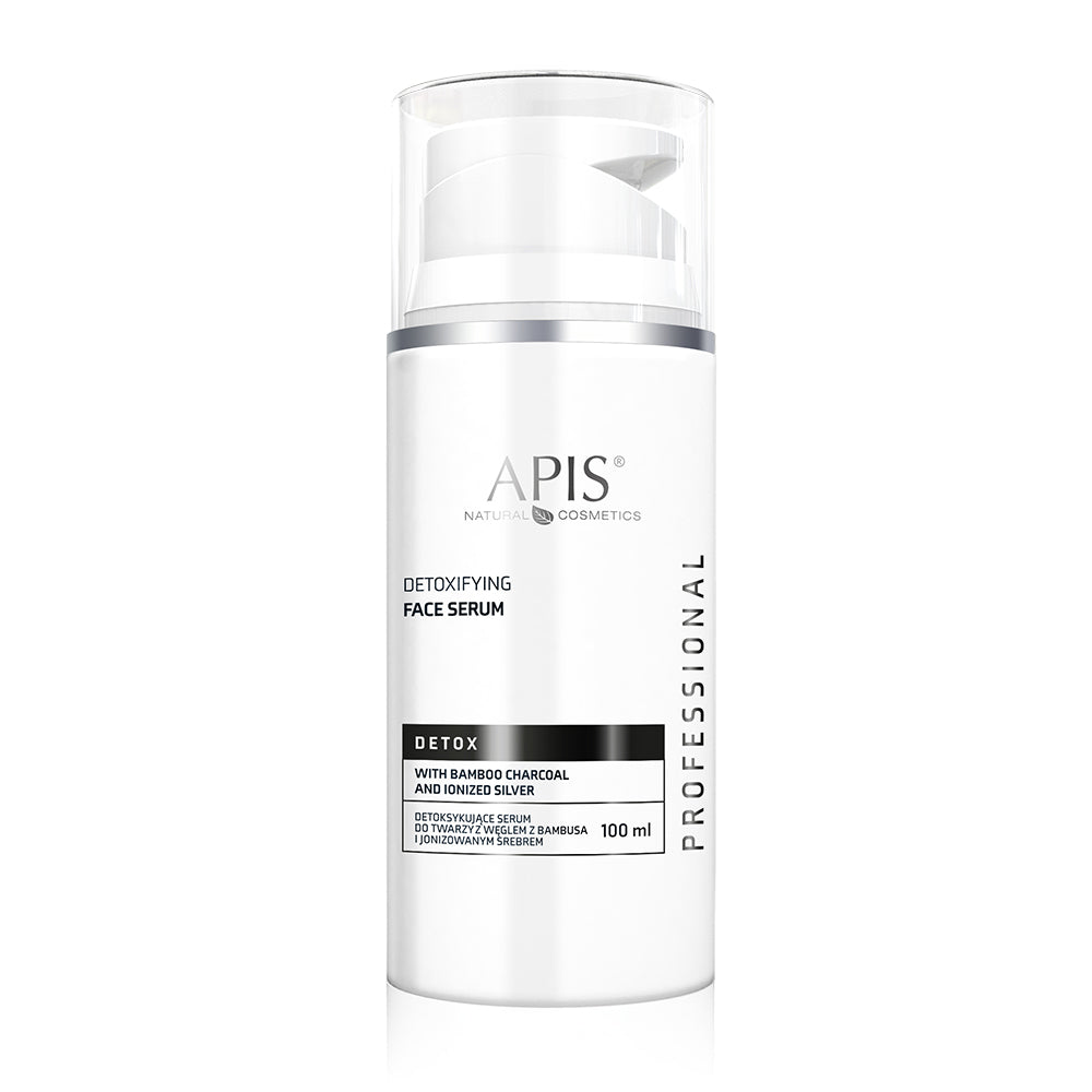 Front view of Apis Detox Face Serum with Bamboo Charcoal 100ml