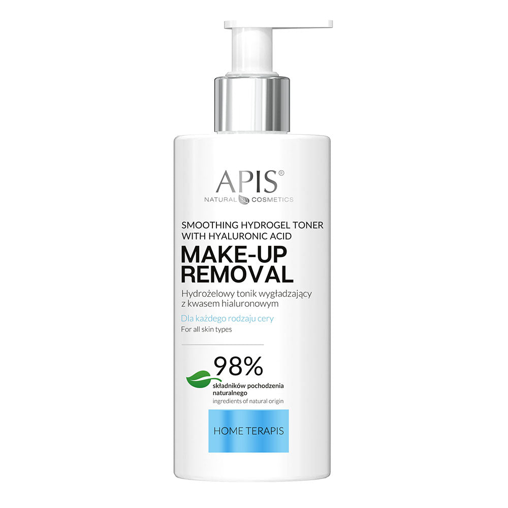 APIS Natural Cosmetics make-up removal product bottle on a white background