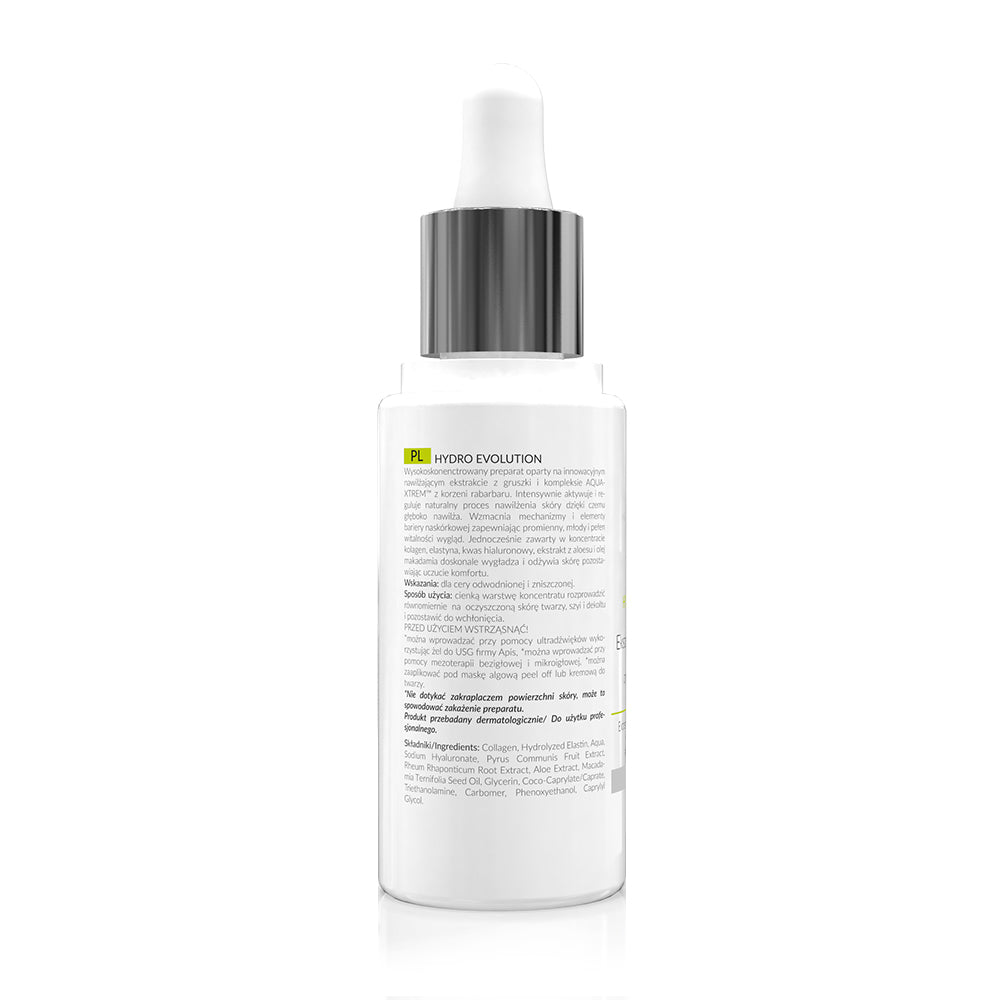 Back view of Apis Hydro Evolution Face Concentrate 30ml packaging