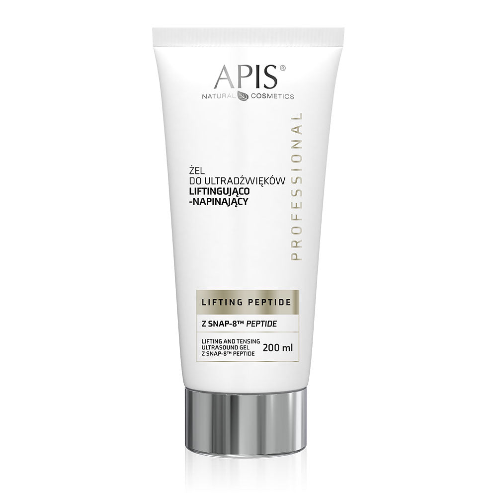 Tube of APIS lifting peptide gel on a white background