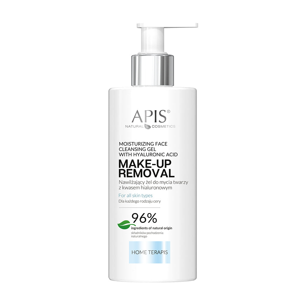 Front view of Apis Moisturising Face Wash Gel with Hyaluronic Acid 300ml