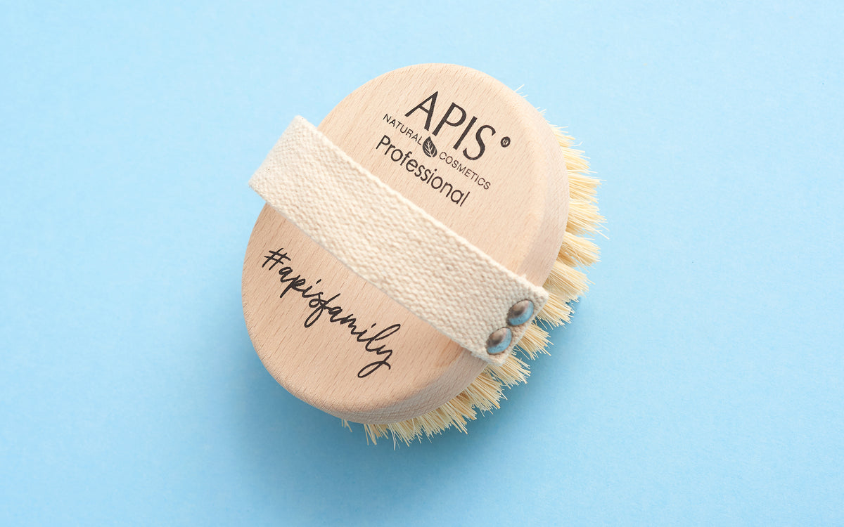Apis natural dry body brush with premium Tampico fibres