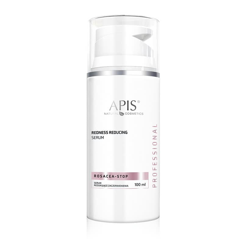 Front view of Apis Rosacea-Stop Redness-Reducing Serum 100ml