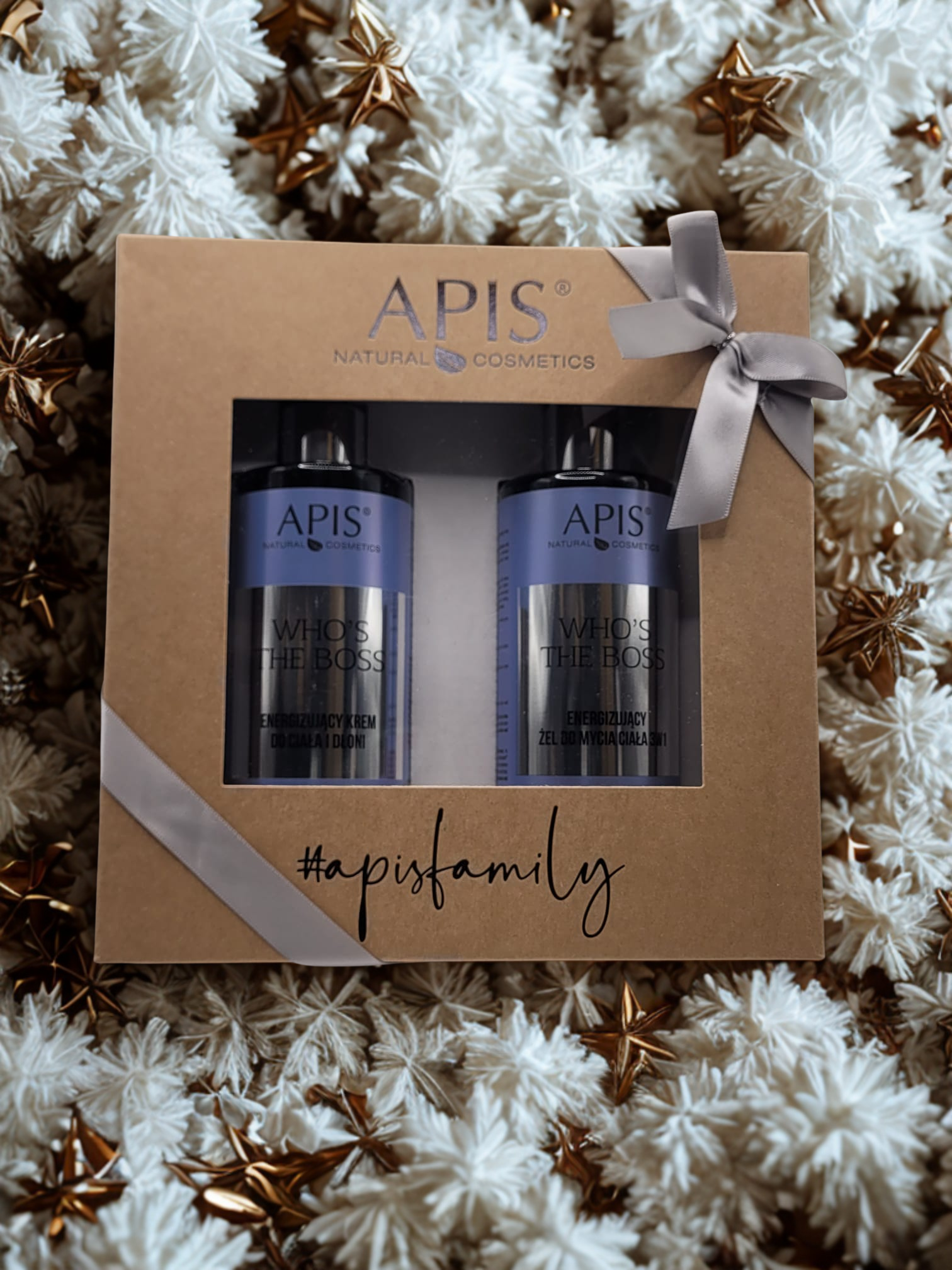 Apis Who’s The Boss Christmas Set | 3-in-1 Gel 300 ml & Moisturising Cream 300 ml