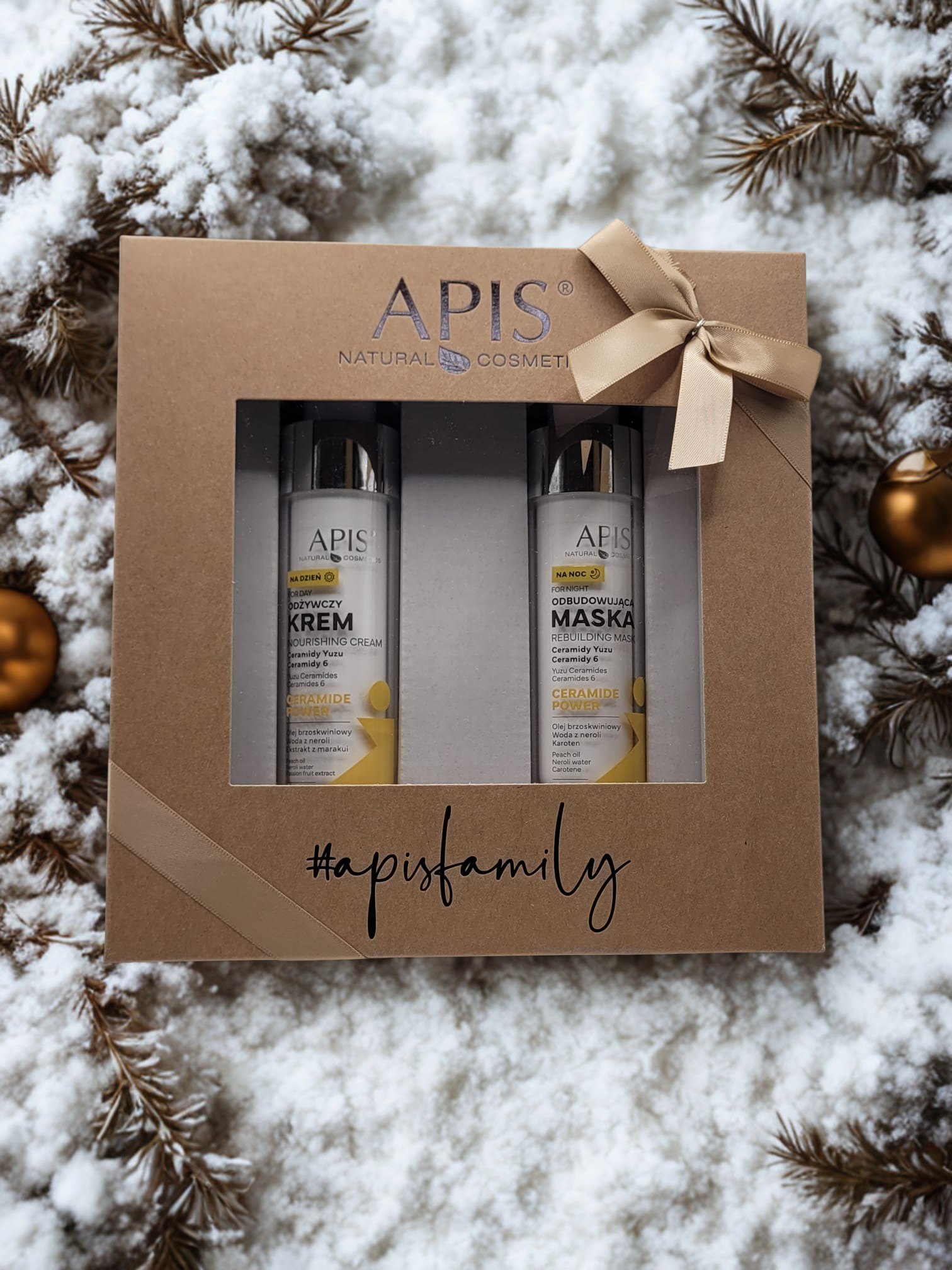 Apis Ceramide Power Christmas Set | Nourishing Day Cream 50 ml & Night Mask 50 ml