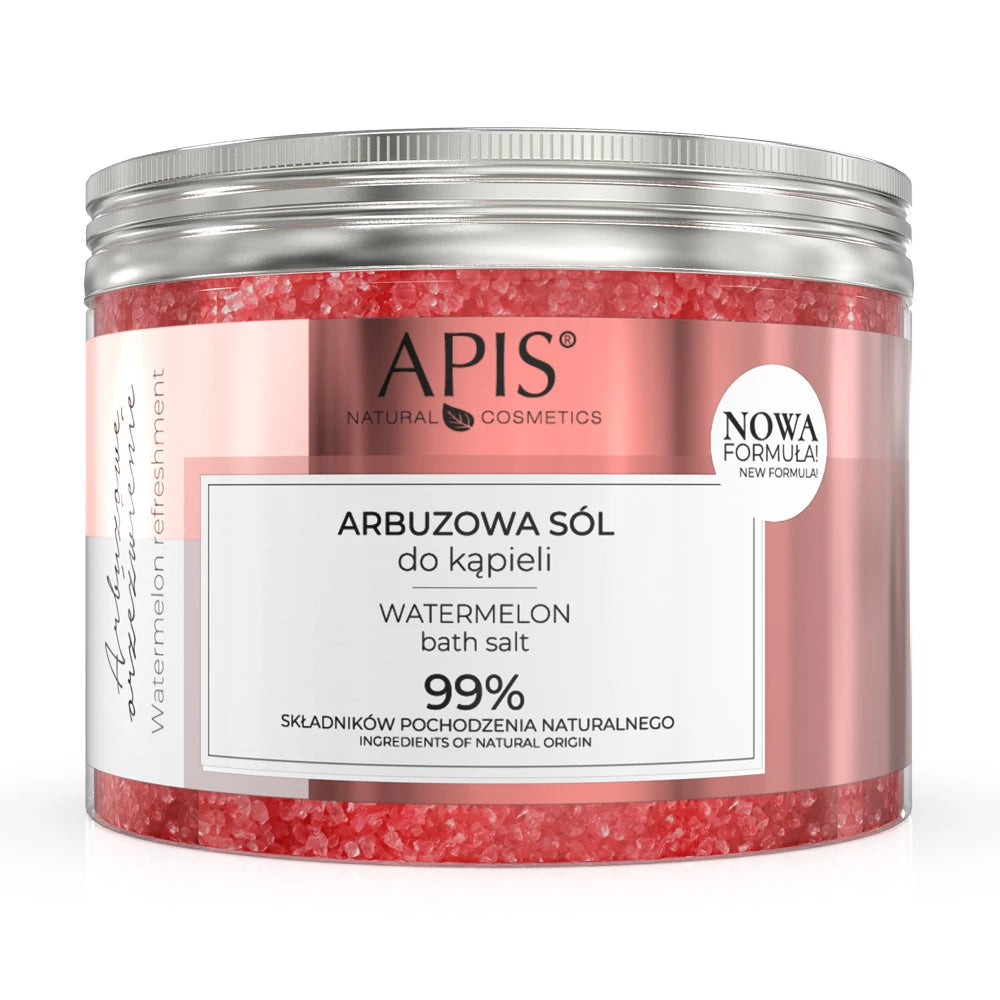Apis Watermelon refreshing bath salt on a white background