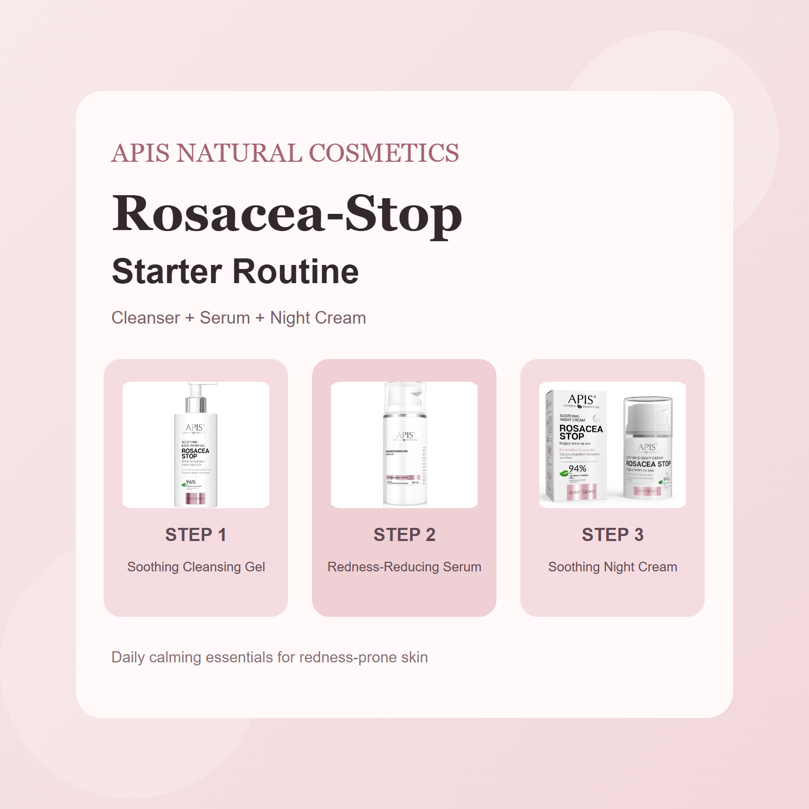 Apis Rosacea-Stop Starter Routine bundle cover