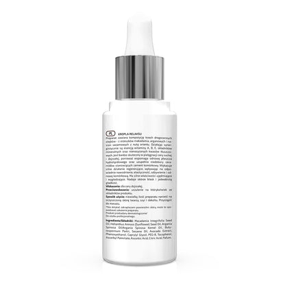 Back view of Apis Regeneration face massage oil 30 ml