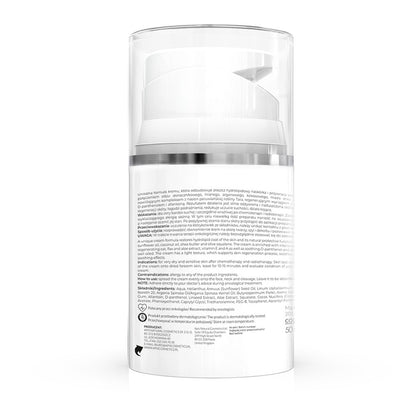 Back view of Apis APIDERM rebuilding and nourishing night cream 50 ml