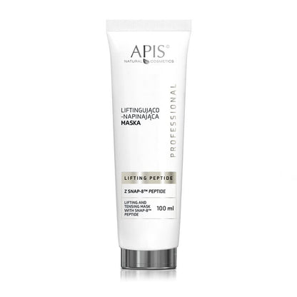 Front view of Apis Lifting Peptide tightening mask with SNAP-8 peptide 100 ml