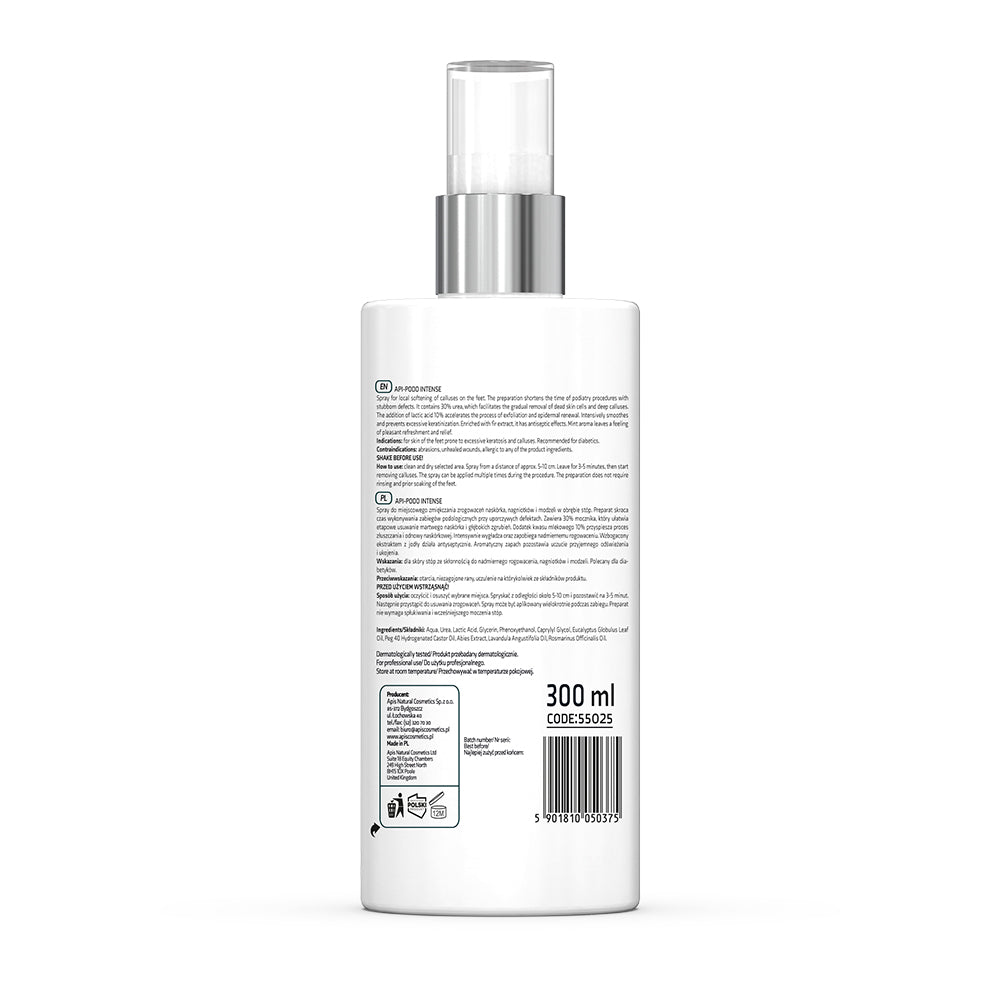 White bottle with silver cap on a white background