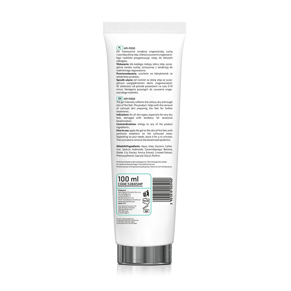 White tube with text and branding on a white background