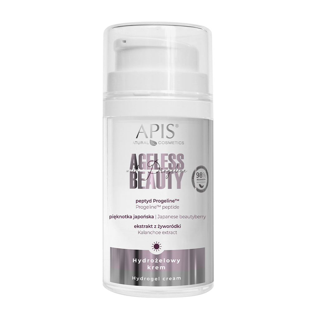 Apis Natural Cosmetics Ageless Beauty cream container on a white background