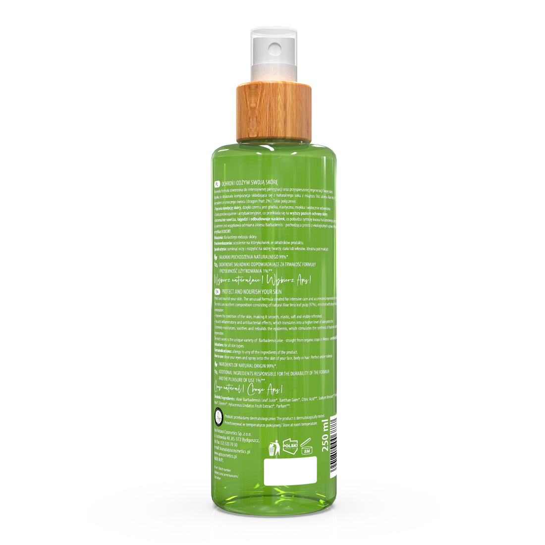 Apis Aloe Vera Revitalising Face, Body &amp; Hair Mist with Dragon Fruit | 250 ml