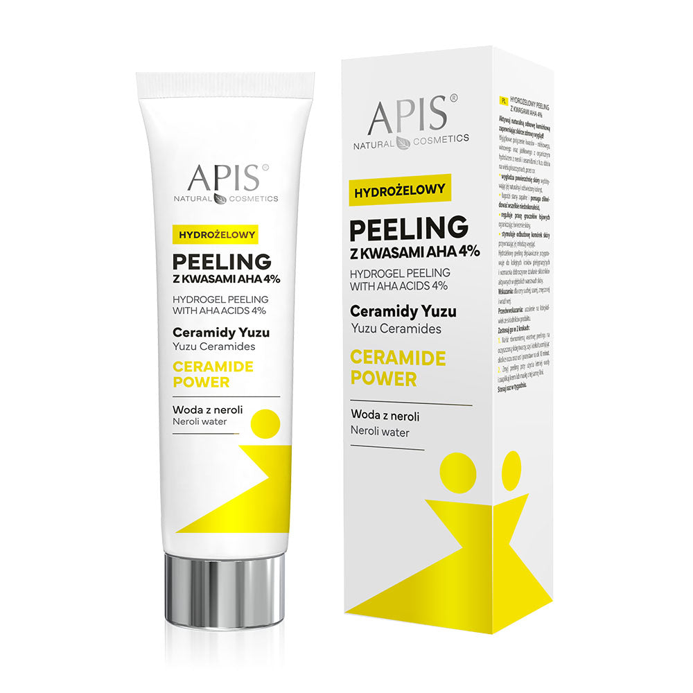 APIS skincare product with tube and packaging on a white background