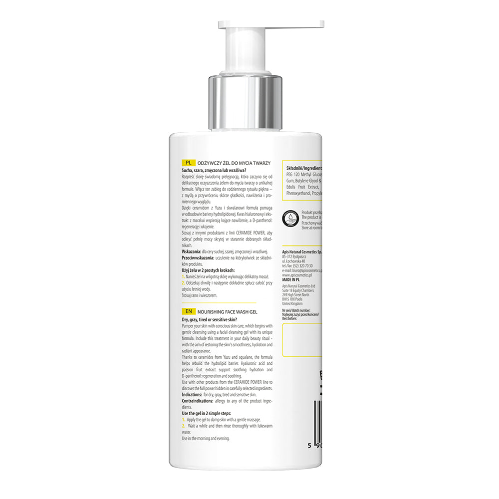 Apis Ceramide Power Nourishing Cleansing Gel | 300 ml