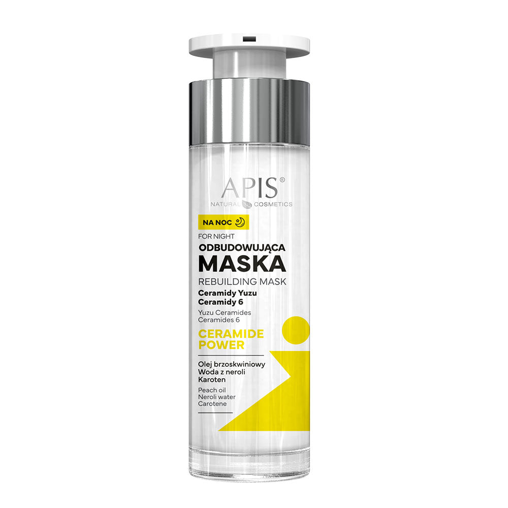 APIS rebuilding mask bottle on a white background