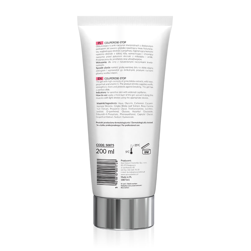 Apis Couperose‑Stop Ultrasound Gel for Sensitive &amp; Capillary‑Prone Skin | 200 ml