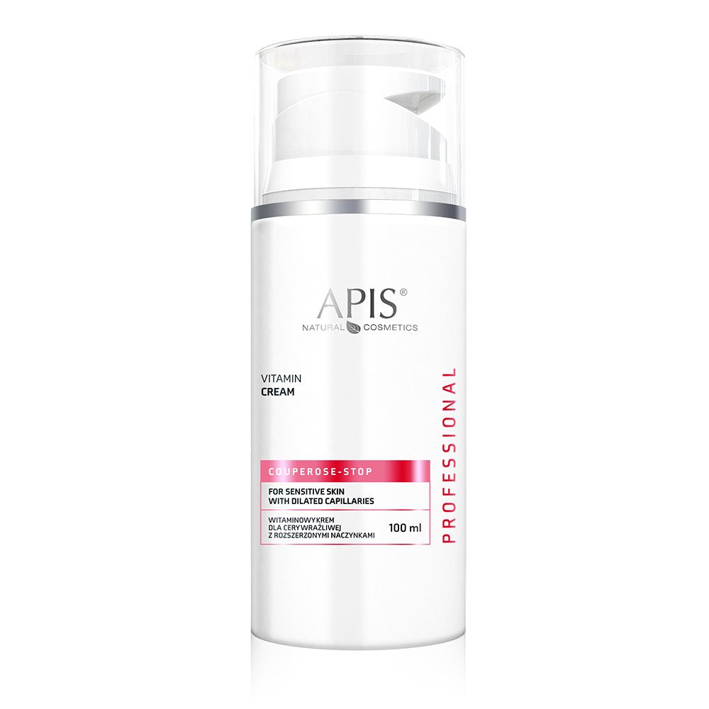 Apis Natural Cosmetics Vitamin Cream bottle on a white background