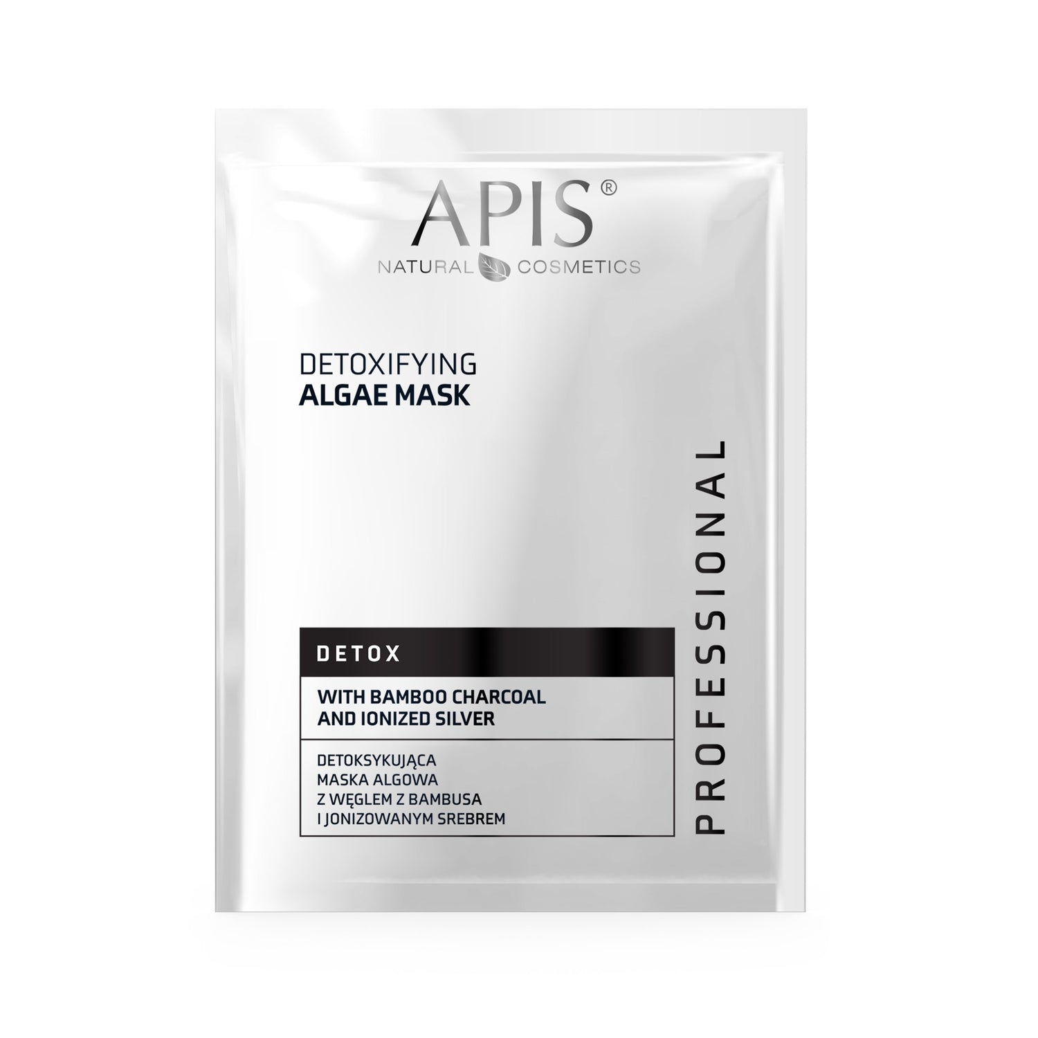 Apis Detox Algae Mask | Bamboo Charcoal &amp; Ionised Silver | 20 g