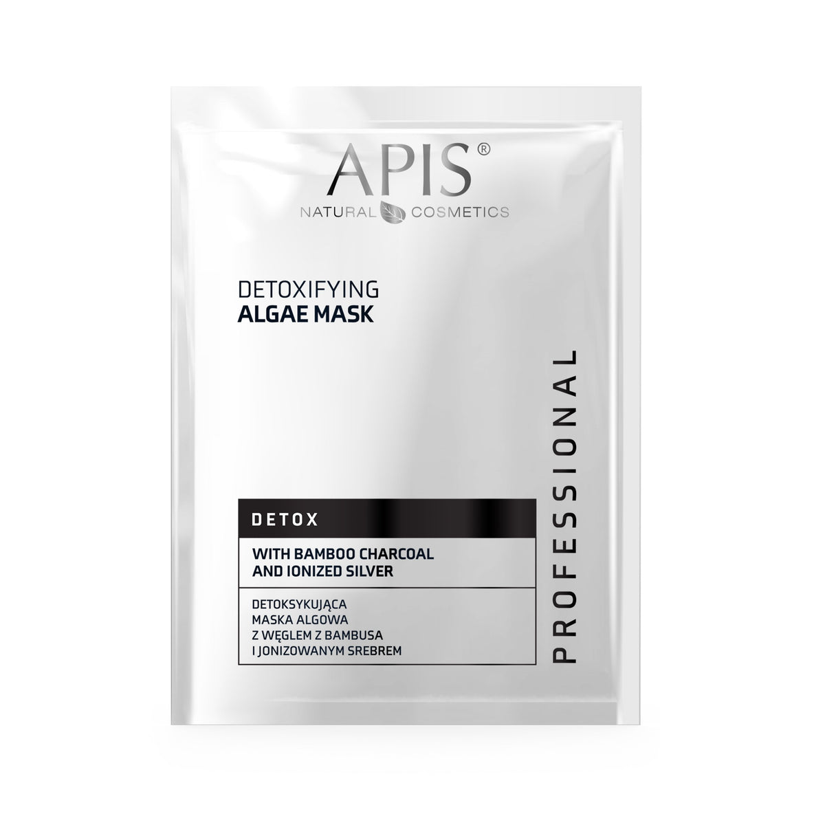 Apis Natural Cosmetics Detoxifying Algae Mask packaging on a white background