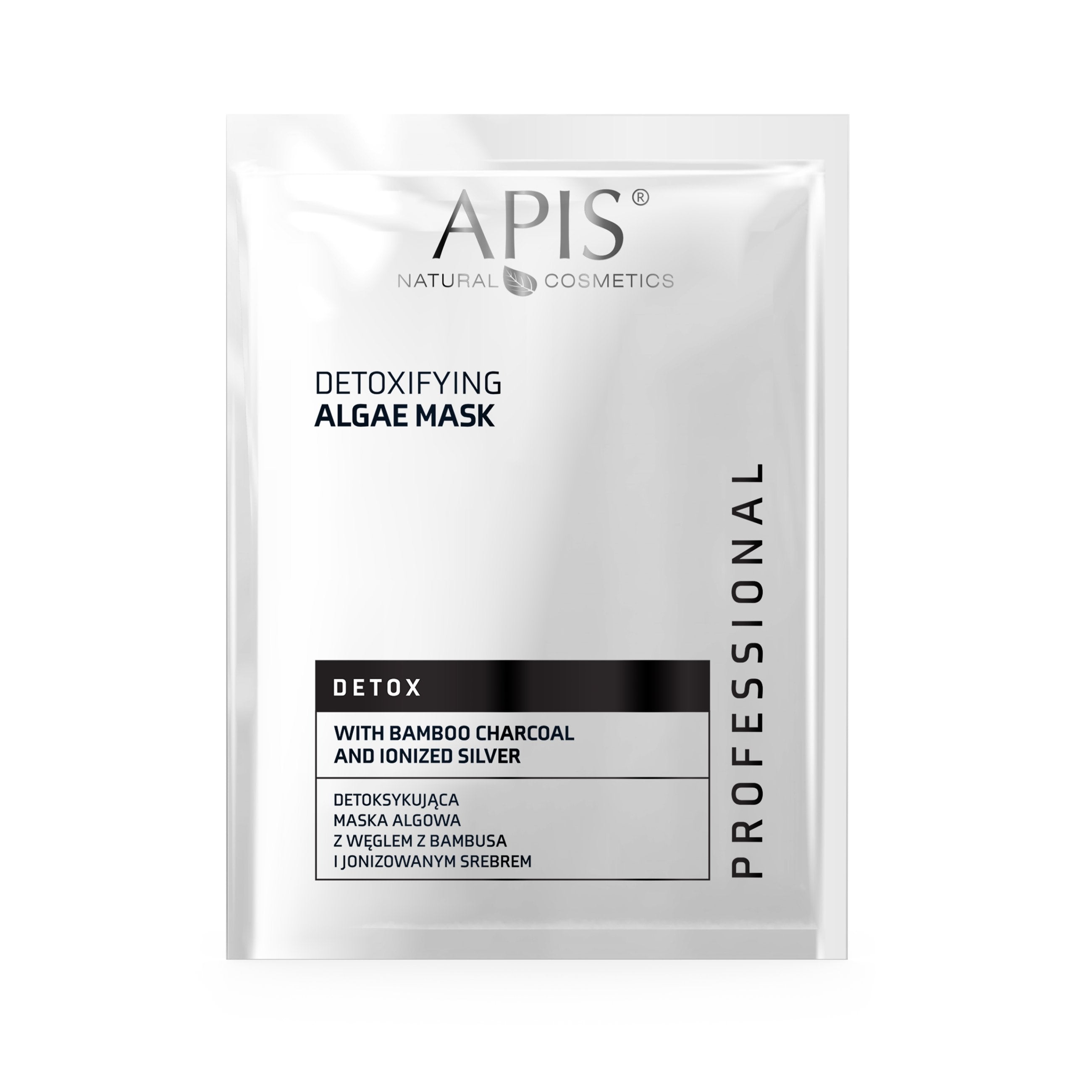 Apis Detox Algae Mask | Bamboo Charcoal &amp; Ionised Silver | 20 g