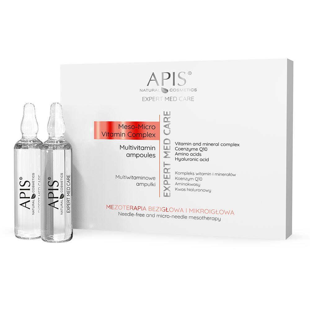Apis EXPERT MED Multivitamin Ampoules – Intensive Skin Nourishment | 5 x 10ml