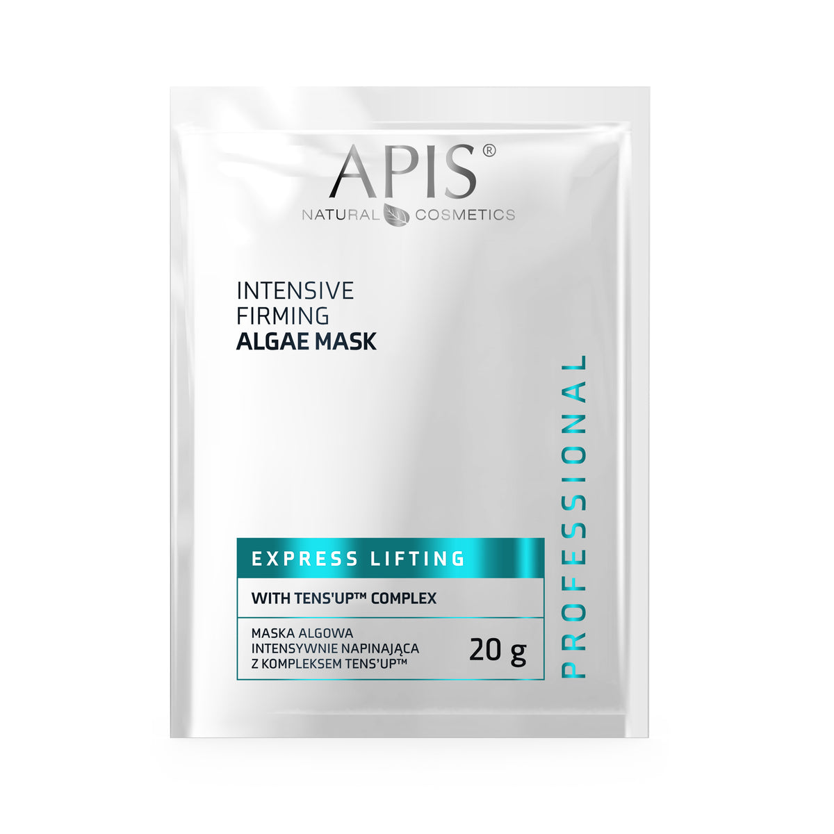 Apis Natural Cosmetics Intensive Firming Algae Mask packaging on a white background