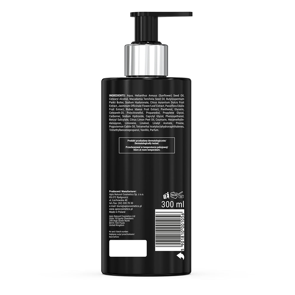 Back view of Apis Floral Explosion Body and Hand Cream 300ml