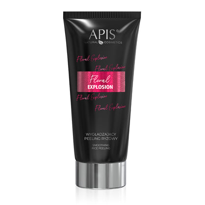 Front view of Apis Floral Explosion Rice Body Scrub 200ml