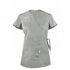 Gray apron with &