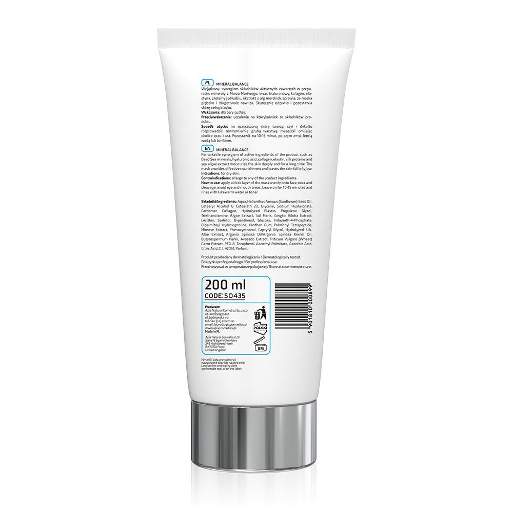 White tube with text and a silver cap on a white background