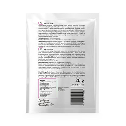 Apis Kakadu Plum Brightening Algae Mask with Chia Seeds | 20g