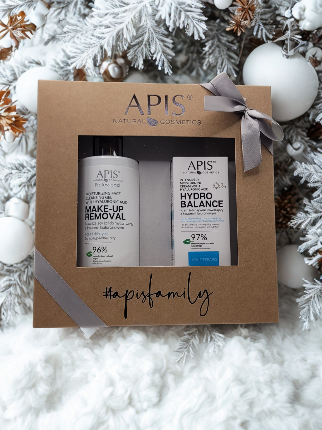 Apis Moisturising Christmas Set | Hyaluronic Gel 300 ml &amp; Hydro Balance Cream 50ml