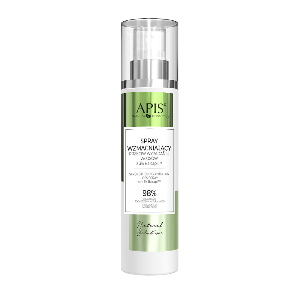 Apis Natural Cosmetics spray bottle on a white background