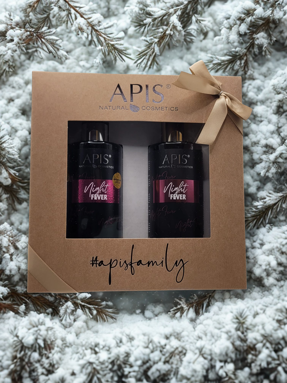 Apis Night Fever Christmas Set | Moisturising Balm 300 ml &amp; Shower Gel 300 ml