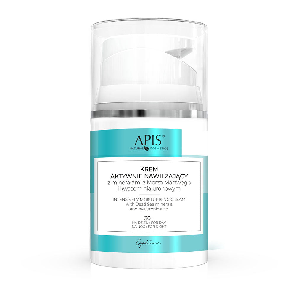 Apis Optima Active Moisturising Cream with Dead Sea Minerals &amp; Hyaluronic Acid 30+ | 50 ml