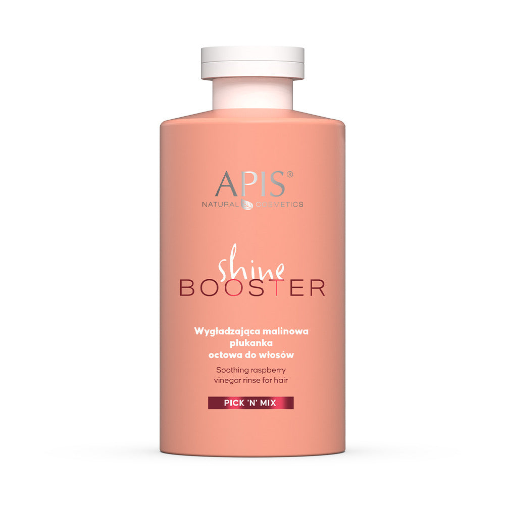 APIS Shine Booster bottle on a white background