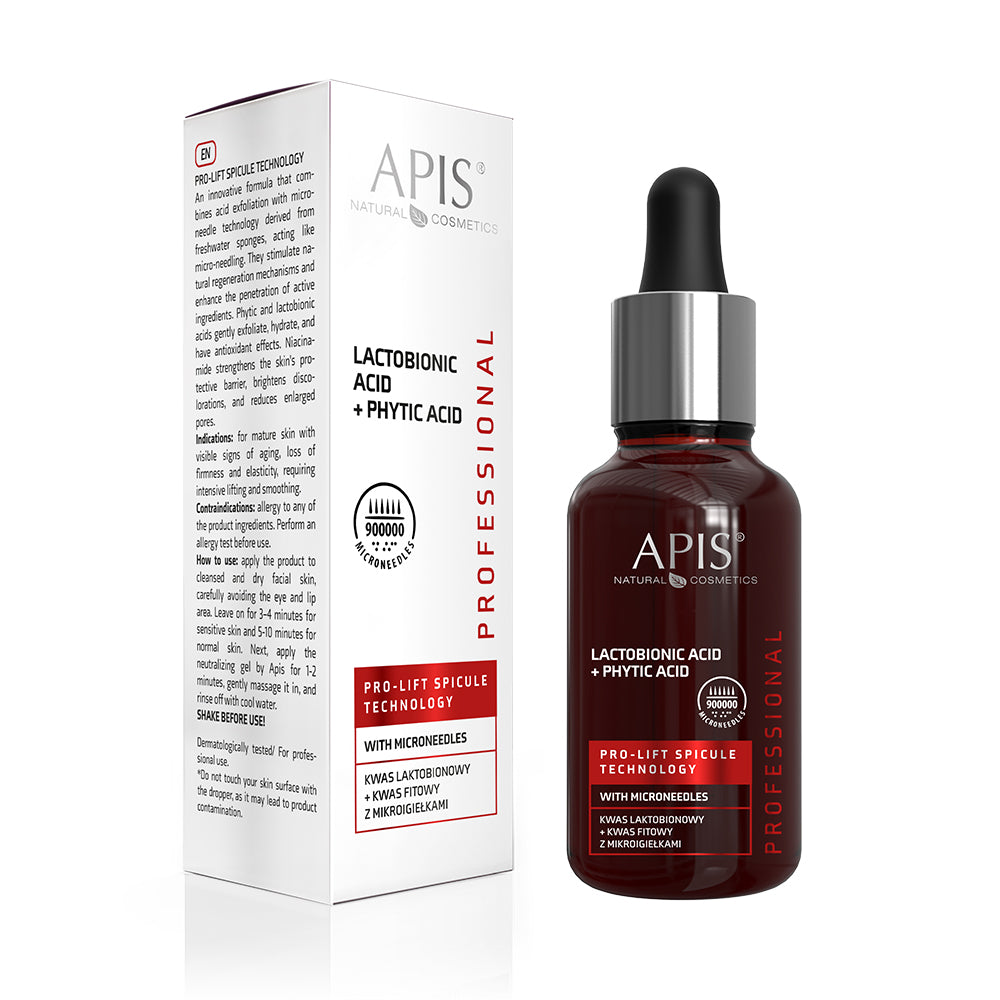 Front view of Apis Pro-Lift Lactobionic and Phytic Acid Treatment 30ml