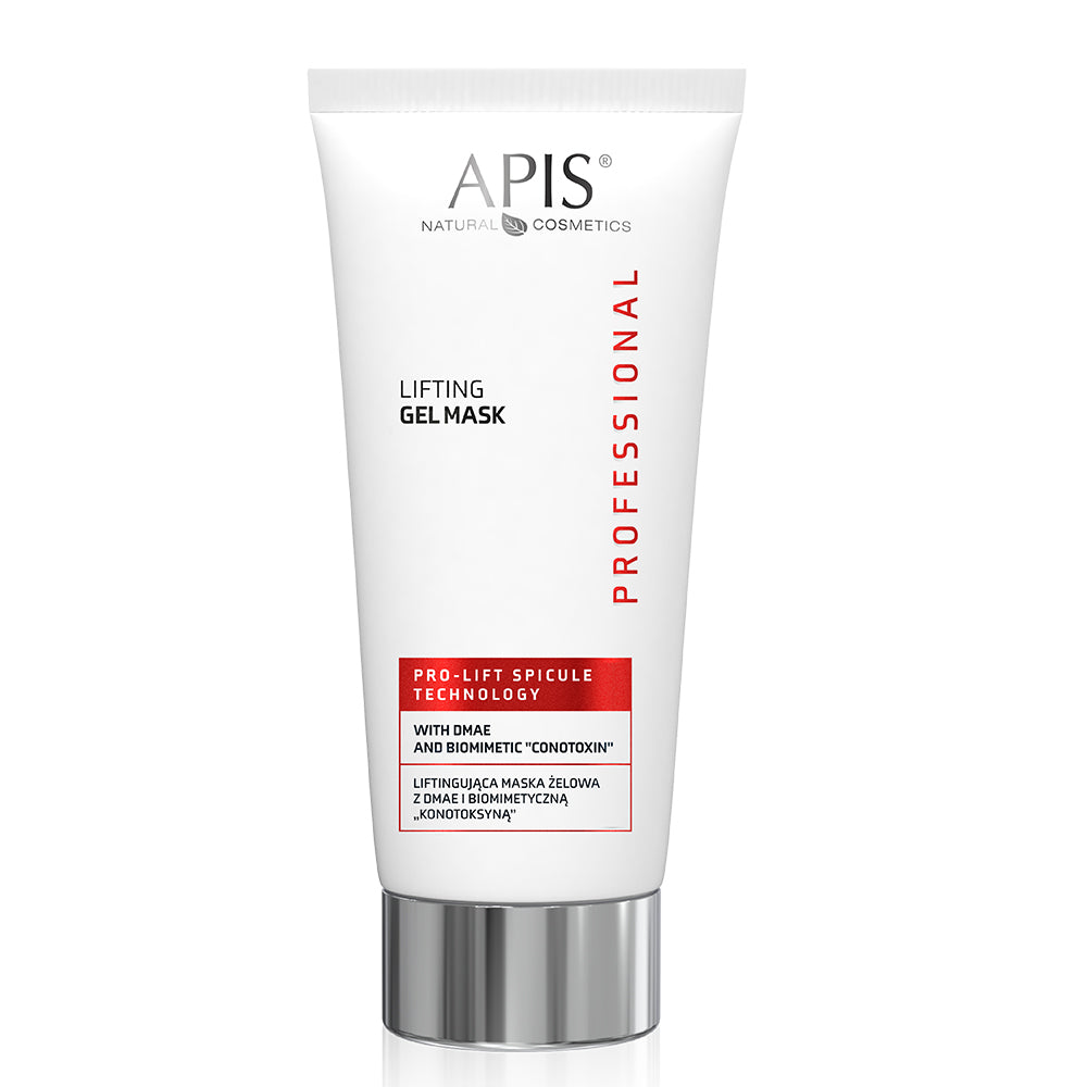 Front view of Apis Pro-Lift Lifting Gel Mask with DMAE 200ml