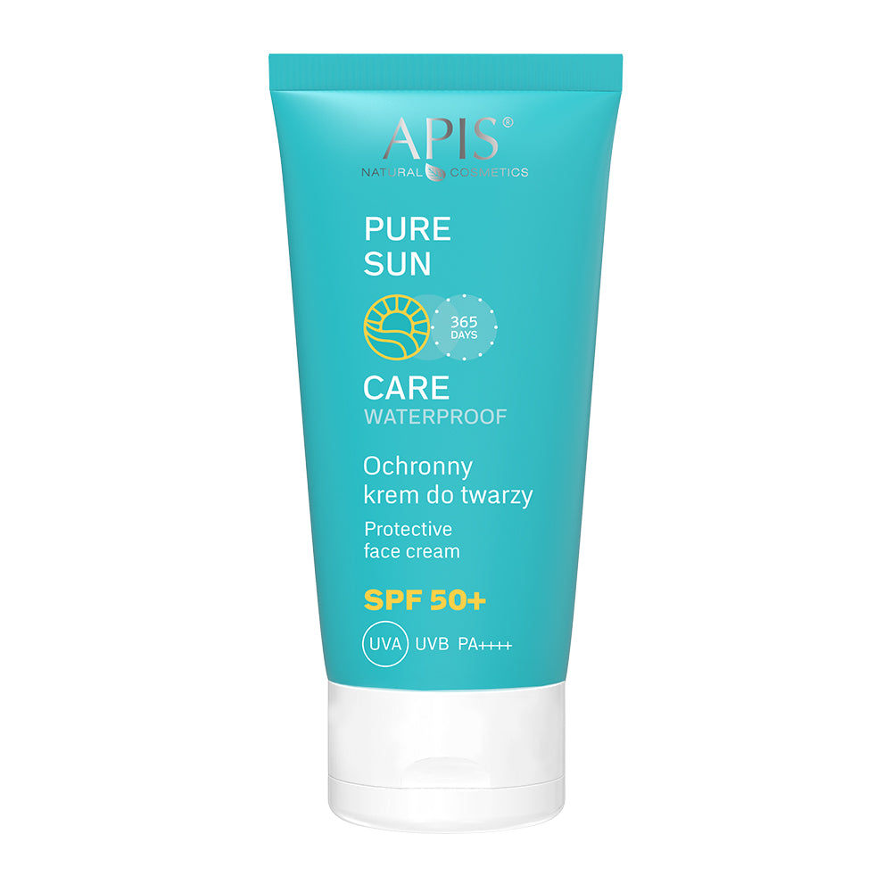 Front view of Apis Pure Sun Care Face Cream SPF 50 50ml