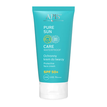 Front view of Apis Pure Sun Care Face Cream SPF 50 50ml