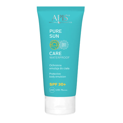 Front view of Apis Pure Sun Care Body Emulsion SPF 30 200ml