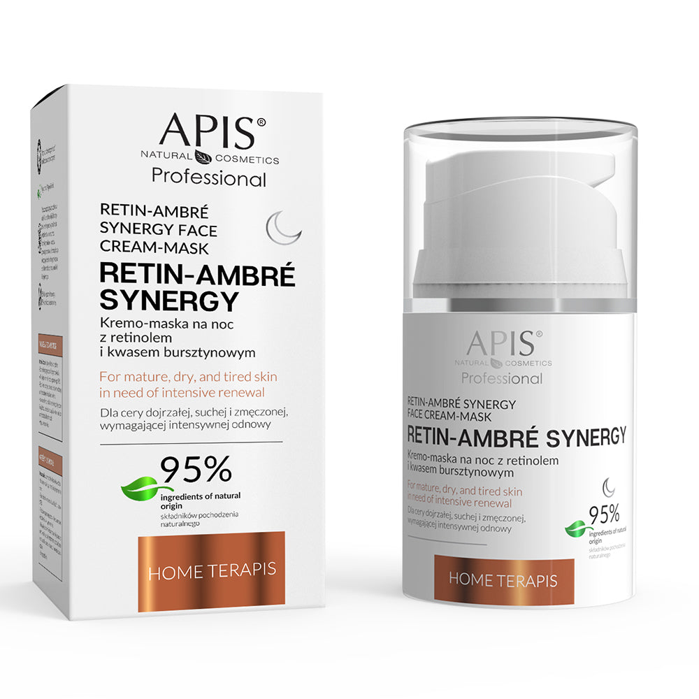 Front view of Apis Retin-Ambre Night Cream-Mask with Retinol 50ml
