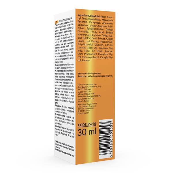 Back view of a supplement bottle label with ingredients and contact information.