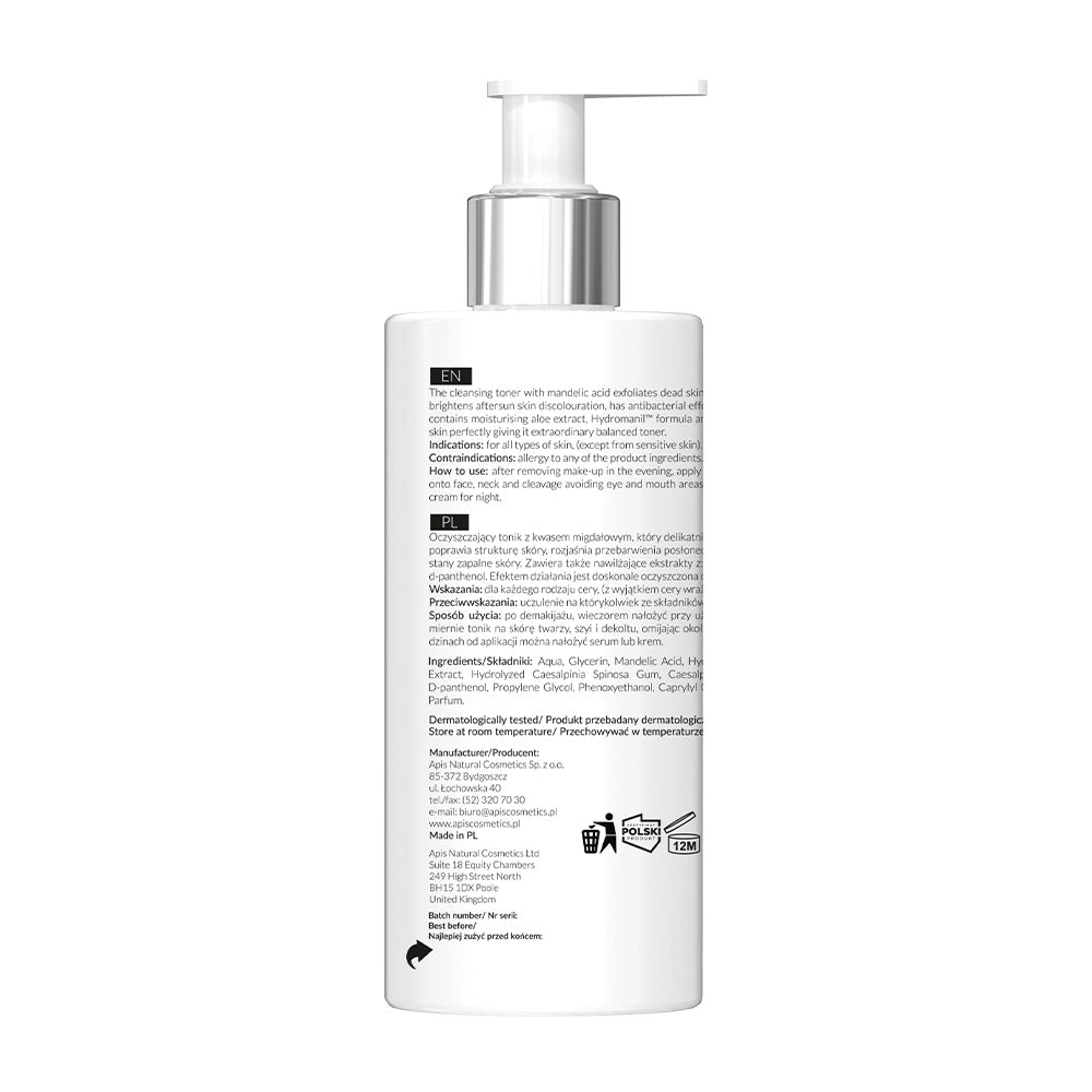 Apis Home Terapis  Hydrogel Toner with Mandelic Acid | 300 ml